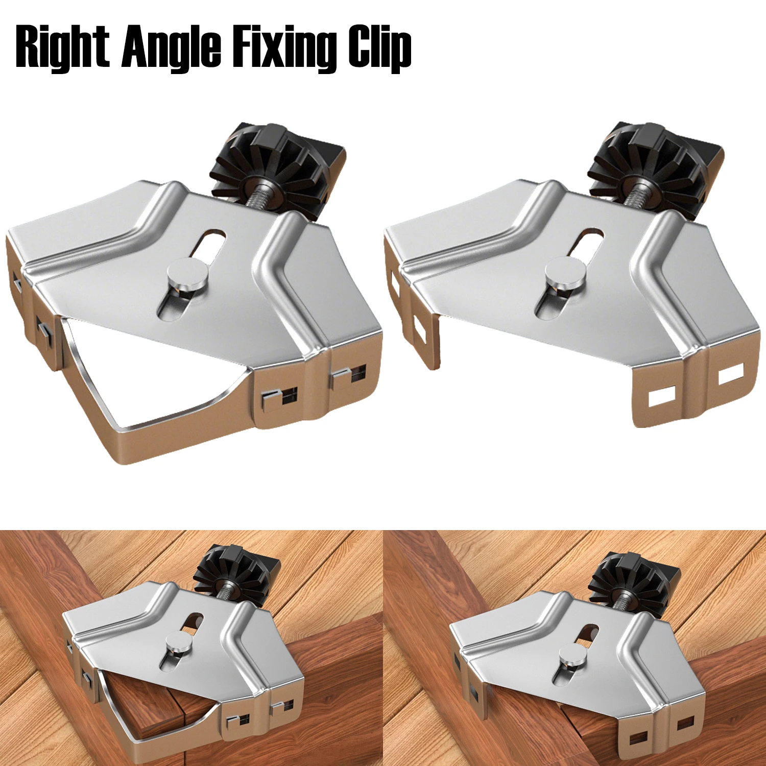 90° Right Angle Fixing Clip Multipurpose Stainless Steel Degree Corner Clamp With Adjustable Swing Jaw Woodworking Tools 1 PCS
90° Right Angle Fixing Clip Multipurpose Stainless Steel Degree Corner Clamp With Adjustable Swing Jaw Woodworking Tools 1 PCS