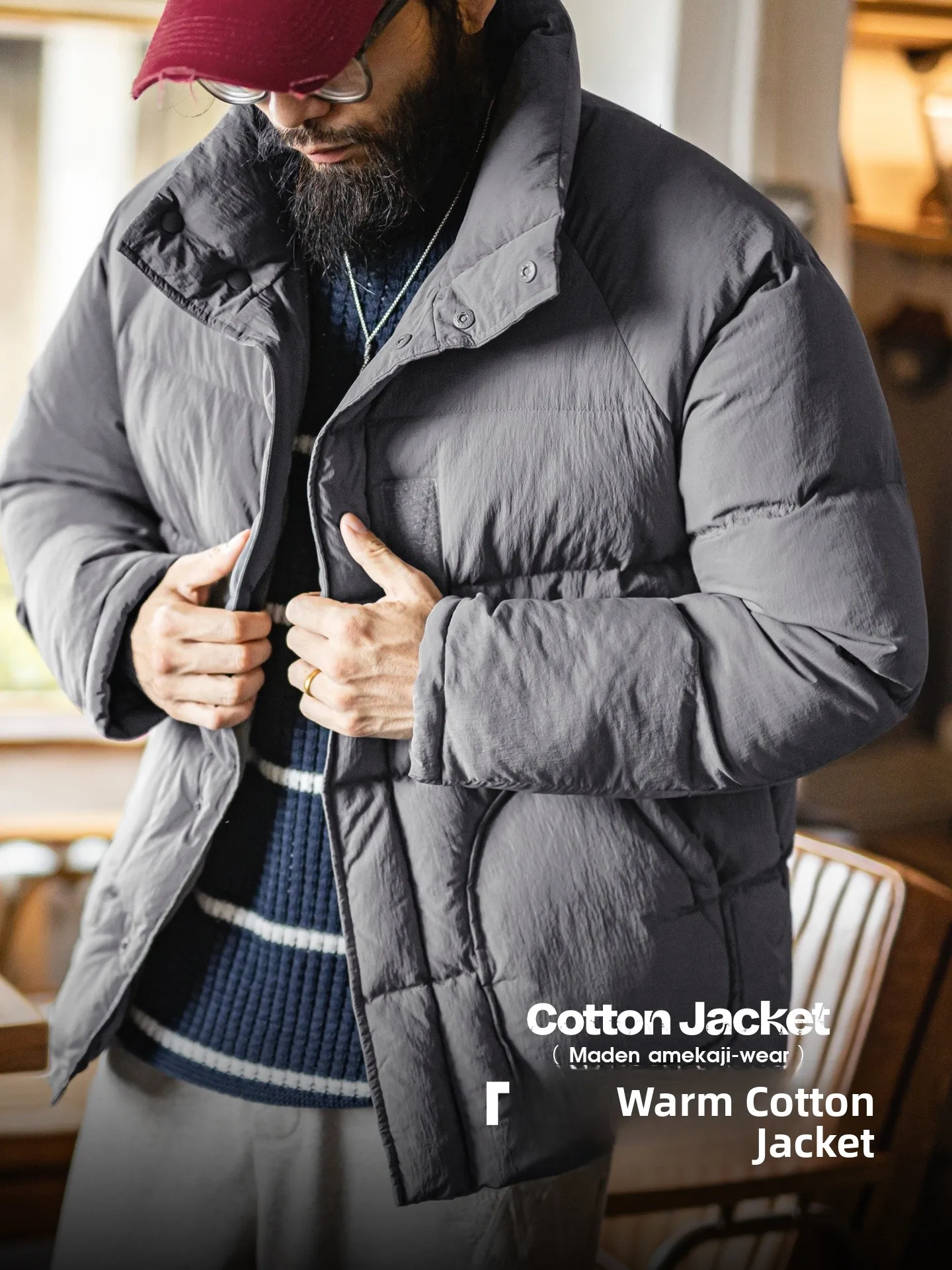 Рабочая одежда Madden American Sle ort Thiened, теплое нейлоновое хлопковое пальто Jaet oulder Sve с воротником-стойкой для мужчин, A...
Рабочая одежда Madden American Sle ort Thiened, теплое нейлоновое хлопковое пальто Jaet oulder Sve с воротником-стойкой для мужчин, A...