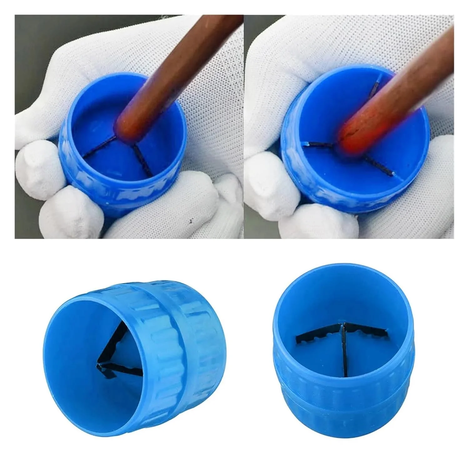 Inner-Outer Reamer Pipe Tubing Chamfer Tool Copper Reamer for PVC, PPR, Aluminum Pipe Deburring Bur Remover Hand Tool
Inner-Outer Reamer Pipe Tubing Chamfer Tool Copper Reamer for PVC, PPR, Aluminum Pipe Deburring Bur Remover Hand Tool