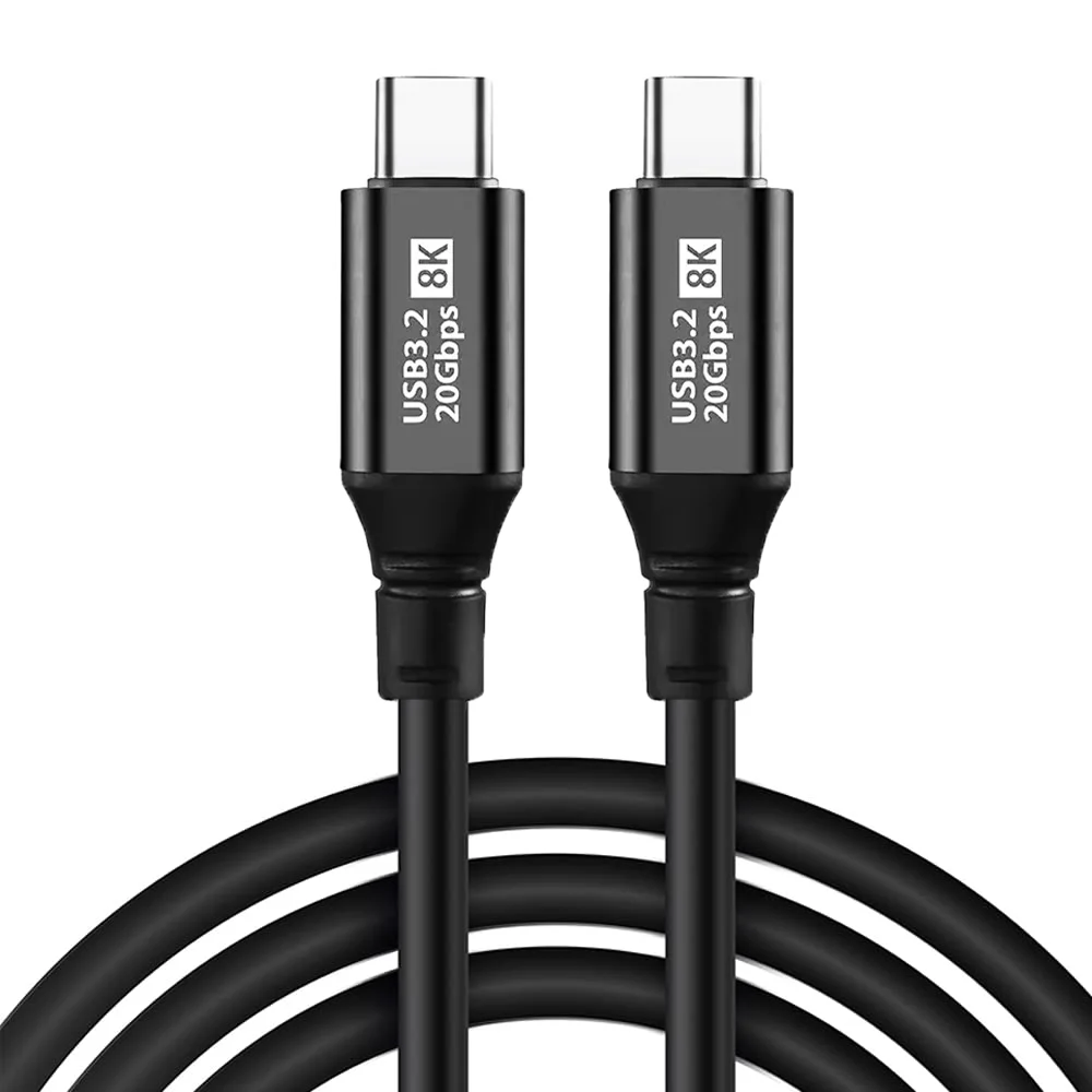 USB C to C Cable 8K Video+20Gbps Data Transfer+100W PD Type-C Fast Charging Cord for Thunderbolt3/4 Laptop Mobile Phone Tablet
USB C to C Cable 8K Video+20Gbps Data Transfer+100W PD Type-C Fast Charging Cord for Thunderbolt3/4 Laptop Mobile Phone Tablet