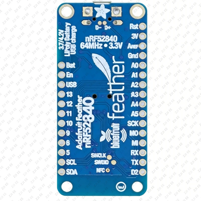 4062 Feather NRF52840 Express Bluetooth Development Board Wireless BLE 5.0 Module IoT MCU Development Platform
4062 Feather NRF52840 Express Bluetooth Development Board Wireless BLE 5.0 Module IoT MCU Development Platform