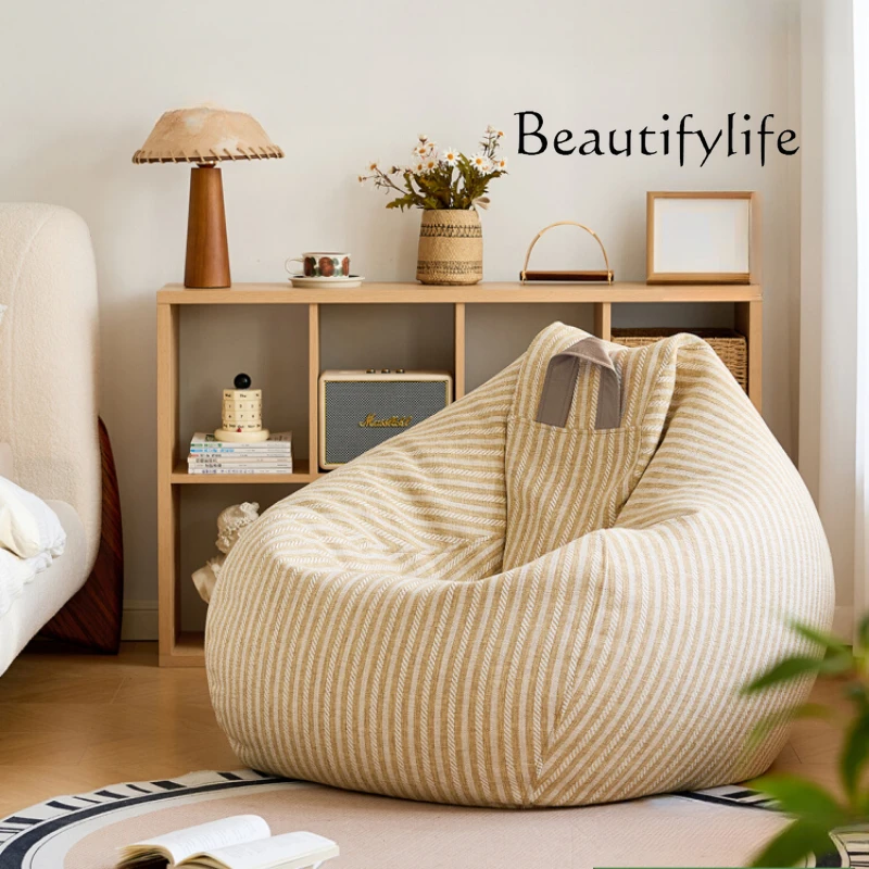 Y Linen Modern Balcony Sofa Nordic Floor European Lazy Puffs Bedroom Bean Bag Living Room Fluffy Small Canape Salon Furniture Ho 
Y Linen Modern Balcony Sofa Nordic Floor European Lazy Puffs Bedroom Bean Bag Living Room Fluffy Small Canape Salon Furniture Ho