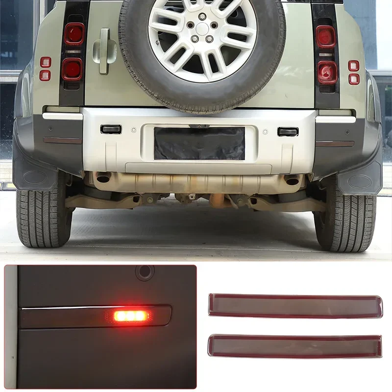 For 2020-2024 Land Rover Defender 90 110 130 ABS Black Car Rear Fog Lamp Cover Sticker Car Exterior Protection Accessories
For 2020-2024 Land Rover Defender 90 110 130 ABS Black Car Rear Fog Lamp Cover Sticker Car Exterior Protection Accessories