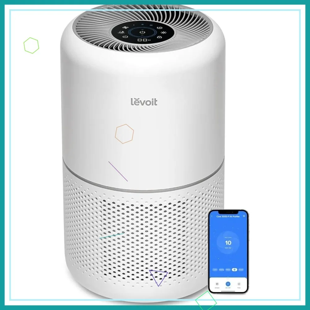 Очиститель воздуха HEPA для больших помещений, с Wi-Fi, тихим режимом работы, фильтром от шерсти животных и аллергенов
Очиститель воздуха HEPA для больших помещений, с Wi-Fi, тихим режимом работы, фильтром от шерсти животных и аллергенов