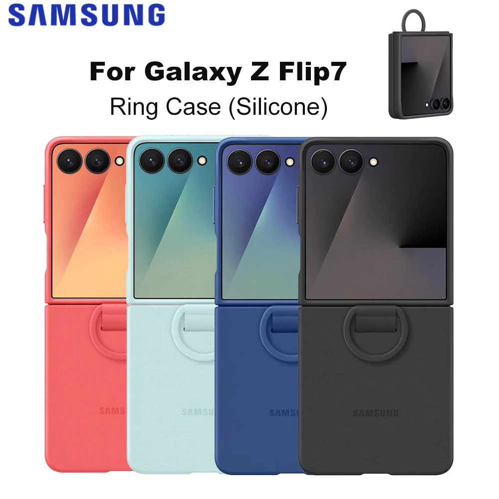 Original for Samsung Galaxy Z Flip7 Silicone Ring Case Galaxy Z Flip 7 (Silicone) Protective Cover with Built-in Ring
Original for Samsung Galaxy Z Flip7 Silicone Ring Case Galaxy Z Flip 7 (Silicone) Protective Cover with Built-in Ring