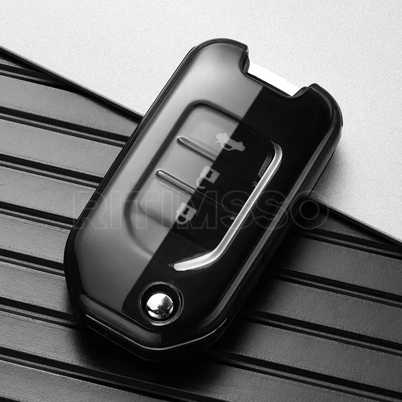 TPU Folding Car Key Case Shell Cover Fob for Honda Civic HRV CRV XRV CR-V Crider Odyssey Pilot Fit Accord Protector Accessories
TPU Folding Car Key Case Shell Cover Fob for Honda Civic HRV CRV XRV CR-V Crider Odyssey Pilot Fit Accord Protector Accessories