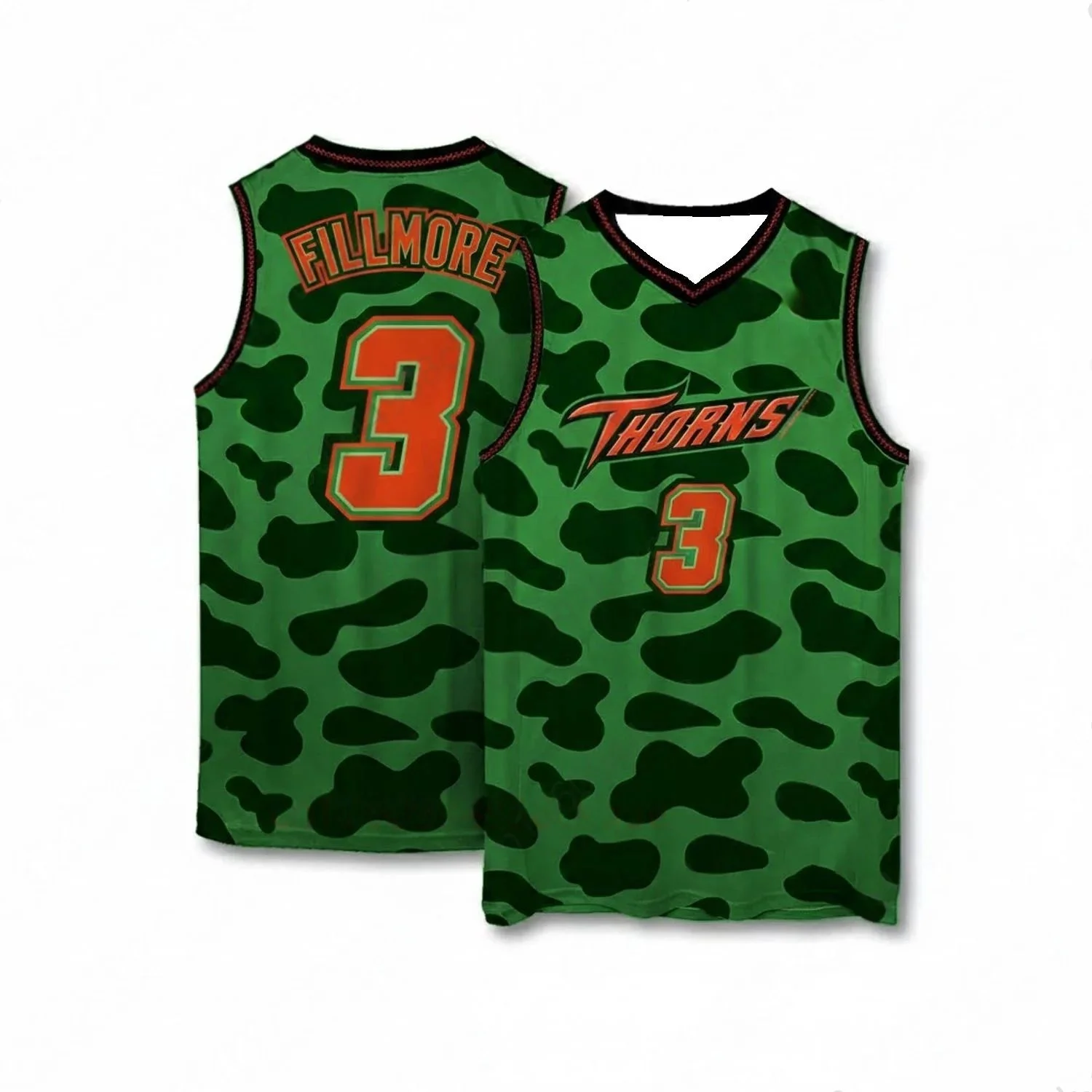 2026 Wenlan Thorns Team Jersey GOAT Movie Size 0 Green Camouflage Basketball Sports Vest Men's Children's Sportswear
2026 Wenlan Thorns Team Jersey GOAT Movie Size 0 Green Camouflage Basketball Sports Vest Men's Children's Sportswear