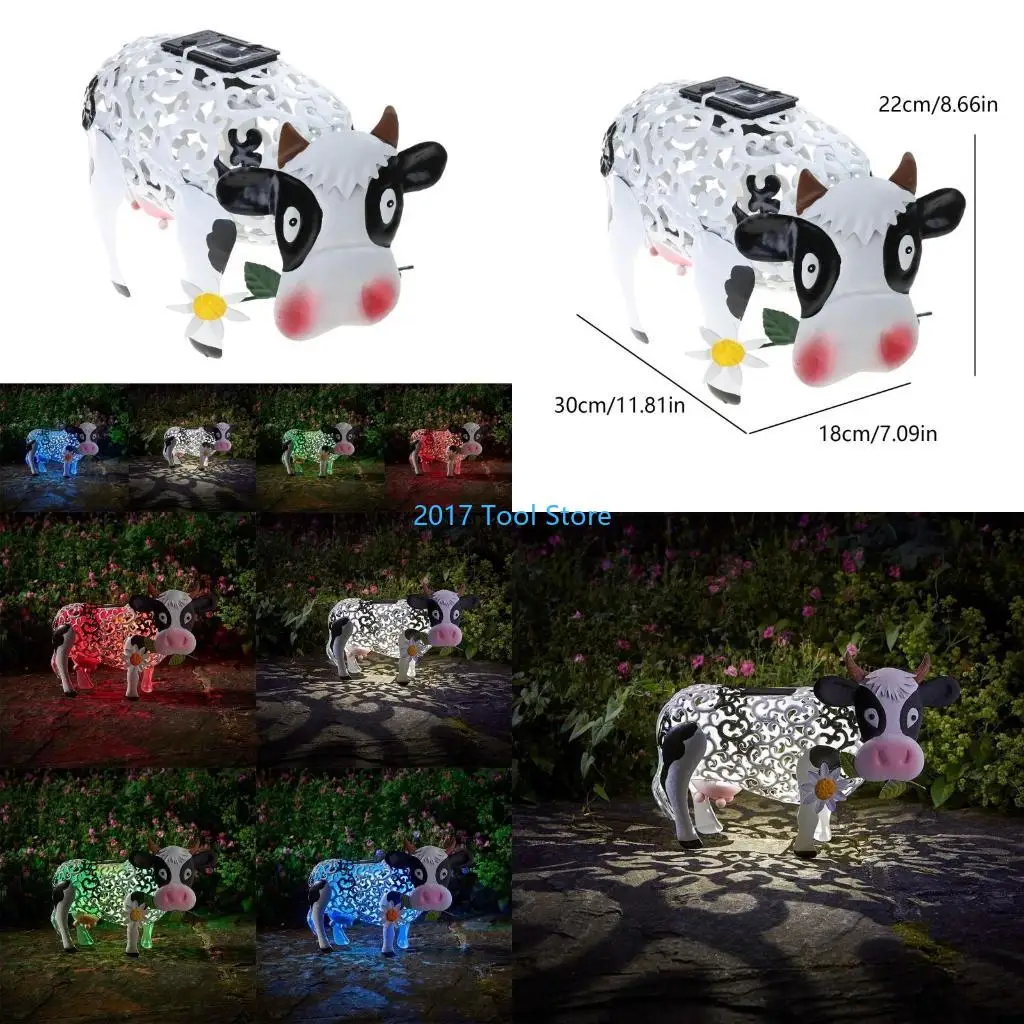 K92A Солнечная ромашка Статуя коровы Полый орнамент из кованого железа Светодиодный фонарь Ремесла
K92A Солнечная ромашка Статуя коровы Полый орнамент из кованого железа Светодиодный фонарь Ремесла