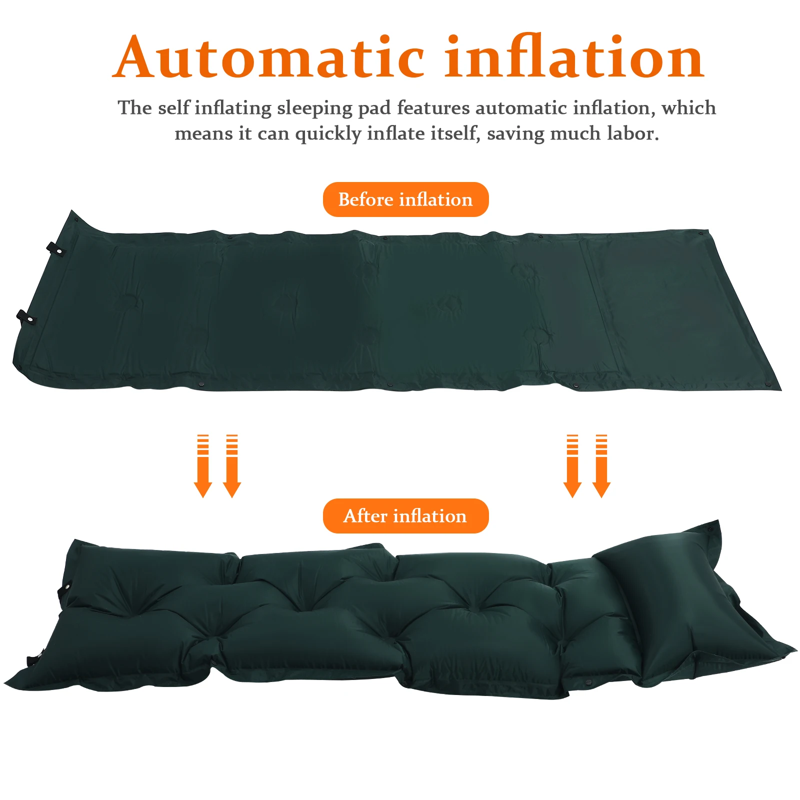 Self Inflating 185x60x25cm Military Green Automatic Gear Camping Mattress Camping Mattress Portable Outdoor Gear
Self Inflating 185x60x25cm Military Green Automatic Gear Camping Mattress Camping Mattress Portable Outdoor Gear