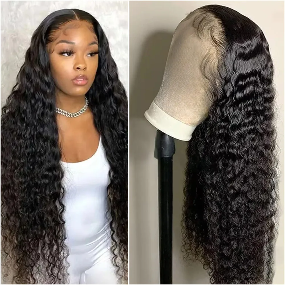 200% Density 30 36 Inch 13x6 HD Transparent Deep Wave Lace Frontal Wigs 100% Human Hair 5x5 Lace Frontal Wigs For Black Women
200% Density 30 36 Inch 13x6 HD Transparent Deep Wave Lace Frontal Wigs 100% Human Hair 5x5 Lace Frontal Wigs For Black Women