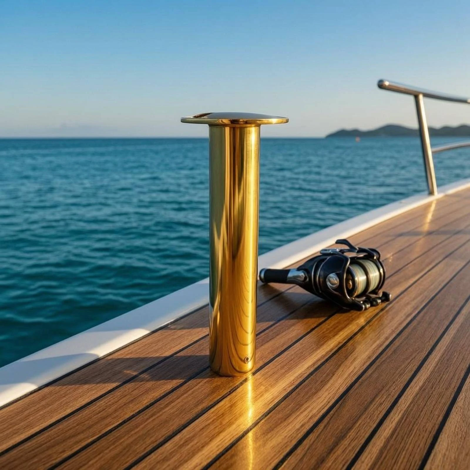 Fishing Rod Holder Gold Finish Boat Rod Tube Boat Fishing Pole Socket Rust-Proof Marine Hardware Portable for Anglers
Fishing Rod Holder Gold Finish Boat Rod Tube Boat Fishing Pole Socket Rust-Proof Marine Hardware Portable for Anglers