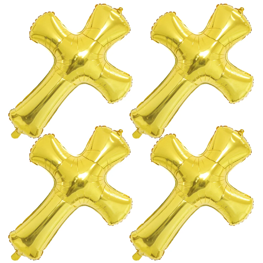 4 Pcs Cross Balloons Cross Balloons Gold Aluminum Foil Baby Party Shower Decoration Christening Communion 13 3g
4 Pcs Cross Balloons Cross Balloons Gold Aluminum Foil Baby Party Shower Decoration Christening Communion 13 3g