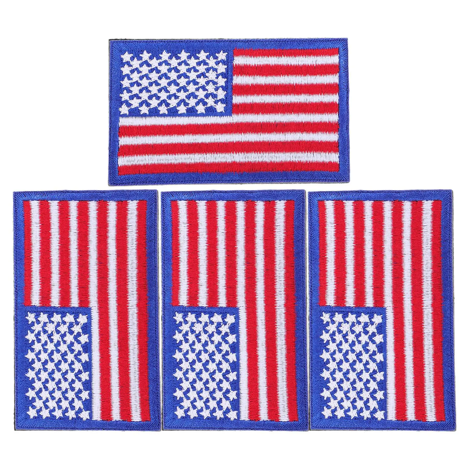 4 Pcs American Flag Embroidered Patches Sew On Iron Black Large Chapter Usa Decorative Applique Badge
4 Pcs American Flag Embroidered Patches Sew On Iron Black Large Chapter Usa Decorative Applique Badge