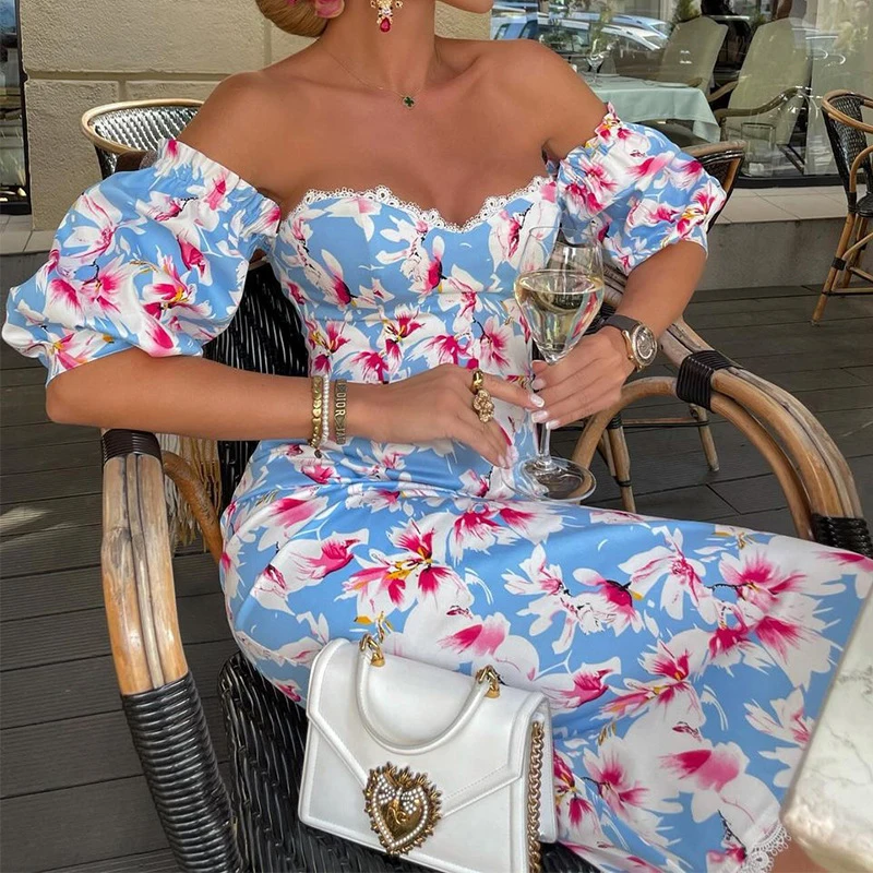 Women Sexy Sheath Bubble Long Sleeve Midi Dress Elegant Floral Print Hip Wrap Dress 2024 Fashion Hight Waist Slim Party Dresses
Women Sexy Sheath Bubble Long Sleeve Midi Dress Elegant Floral Print Hip Wrap Dress 2024 Fashion Hight Waist Slim Party Dresses