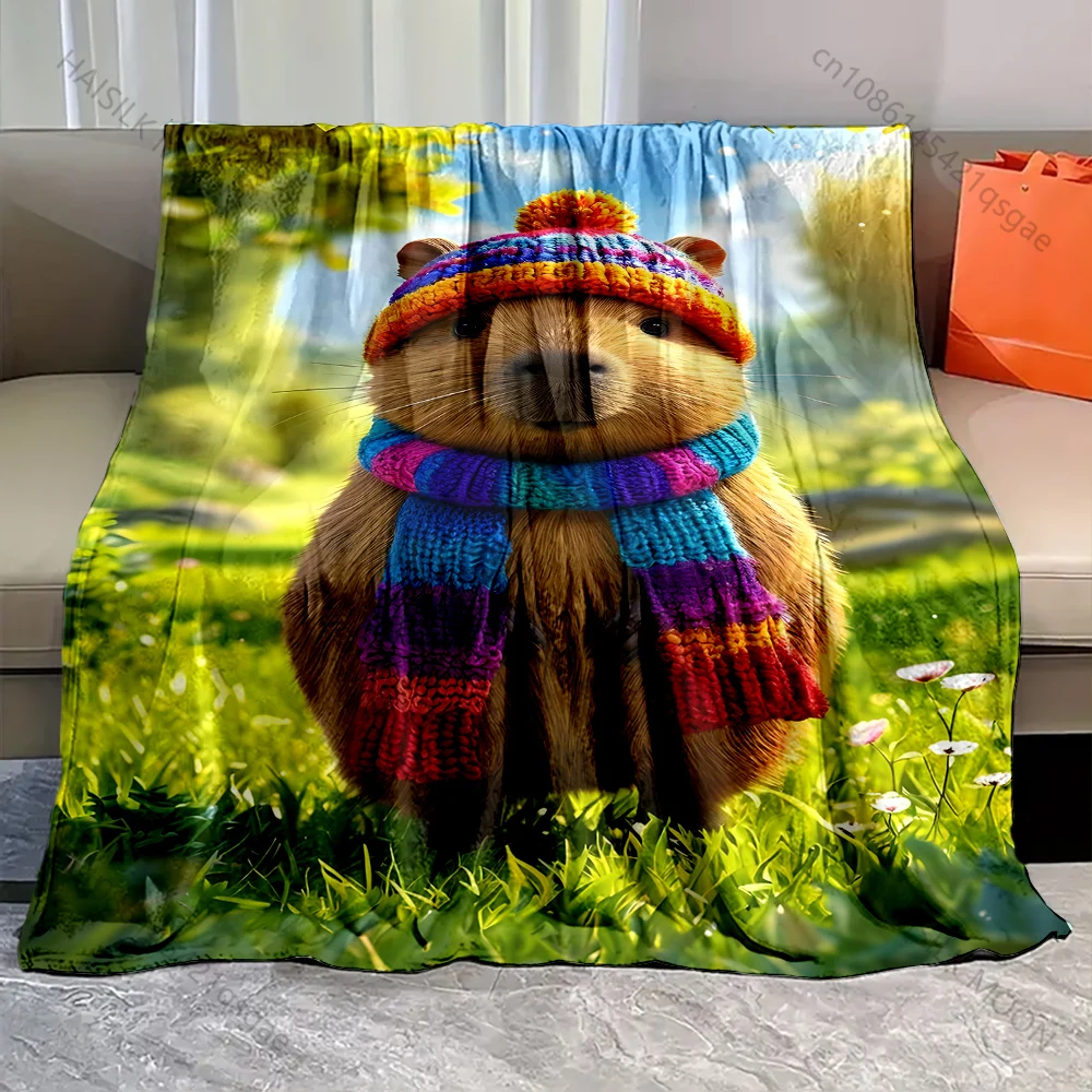 New Product! cartoon Capybaras Printed Blanket All Seasons Multi-purpose Blanket for Home Sofa Camping Travel Luxury Gifts
New Product! cartoon Capybaras Printed Blanket All Seasons Multi-purpose Blanket for Home Sofa Camping Travel Luxury Gifts