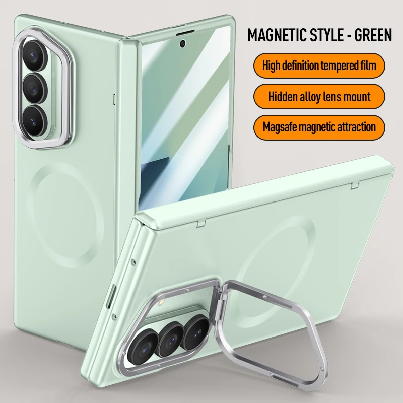 Магнитный шарнирный держатель для Samsung Galaxy Z Fold 7 Fold7 etui zfold7 с противоударными чехлами из закаленного стекла, подставка Fundas
Магнитный шарнирный держатель для Samsung Galaxy Z Fold 7 Fold7 etui zfold7 с противоударными чехлами из закаленного стекла, подставка Fundas