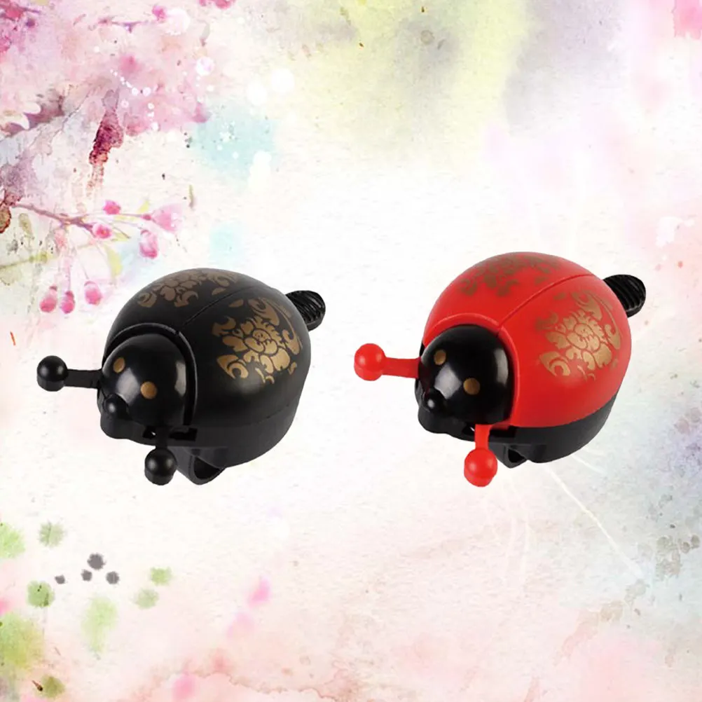 2Pcs Mini Bike Bell Lady Beetle Design for Adults Crisp Loud Sound Rotating Internal Mechanism Safe Fashion Bike Bell
2Pcs Mini Bike Bell Lady Beetle Design for Adults Crisp Loud Sound Rotating Internal Mechanism Safe Fashion Bike Bell
