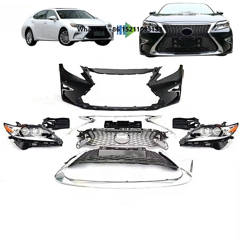 Upgrade Kit F-sport Facelift Bodykit ES 2016 Front Bumper for ES350 250 2013-2015 Car Bumper Grille
Upgrade Kit F-sport Facelift Bodykit ES 2016 Front Bumper for ES350 250 2013-2015 Car Bumper Grille