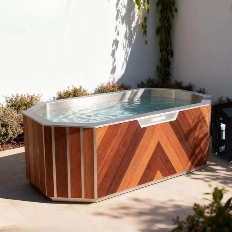 2026Hot Bropool Modern Wooden Ice Bath Cold for Tub with 304 Stainless Steel Liner for Home Gym Hotel Outdoor Recovery OEM
2026Hot Bropool Modern Wooden Ice Bath Cold for Tub with 304 Stainless Steel Liner for Home Gym Hotel Outdoor Recovery OEM