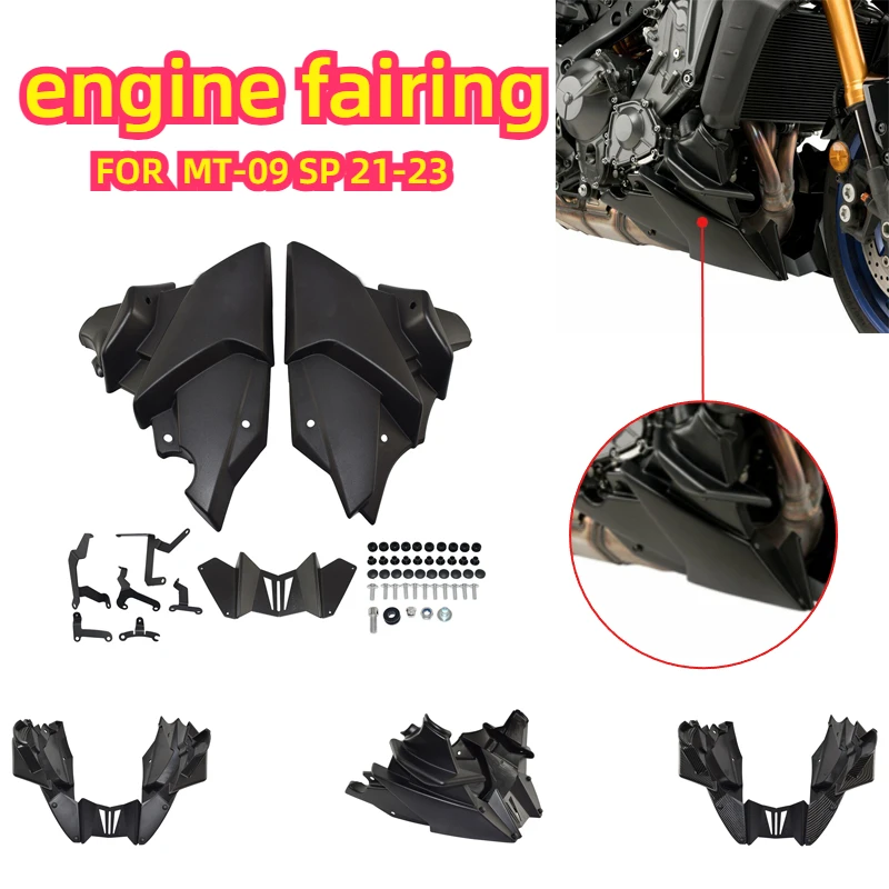 For MT-09 SP 2021-2023 Motorcycle Belly Pan Lower Engine Spoiler Fairing Chassis Under Tray Cover Protector
For MT-09 SP 2021-2023 Motorcycle Belly Pan Lower Engine Spoiler Fairing Chassis Under Tray Cover Protector