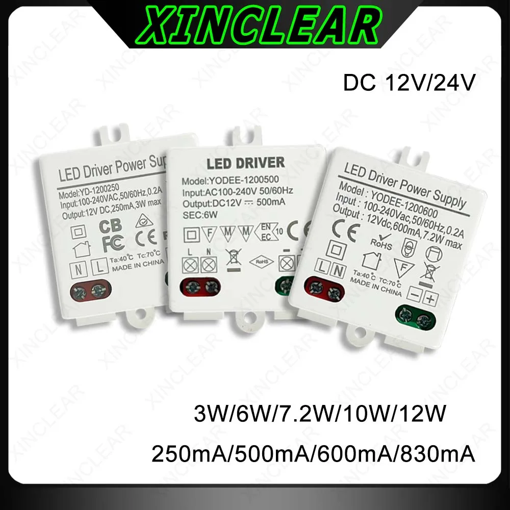 DC12V DC24V постоянный источник питания с импульсным напряжением 3 Вт 6 Вт 10 Вт 12 Вт светодиодный трансформатор для освещения 250 мА 500 мА 600 мА 830 мА адаптер питания
DC12V DC24V постоянный источник питания с импульсным напряжением 3 Вт 6 Вт 10 Вт 12 Вт светодиодный трансформатор для освещения 250 мА 500 мА 600 мА 830 мА адаптер питания