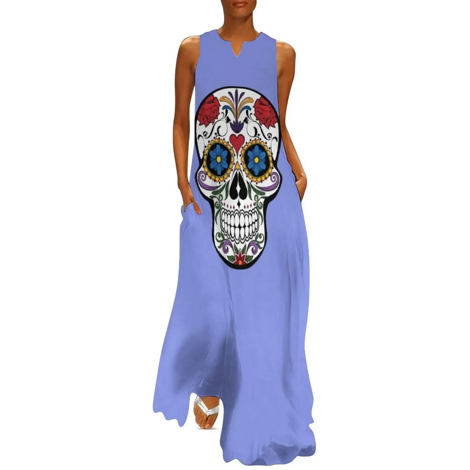 Day of the Dead Sugar Skull T-Shirt Long Dress long dress women summer summer dresses women 2025 Dress
Day of the Dead Sugar Skull T-Shirt Long Dress long dress women summer summer dresses women 2025 Dress