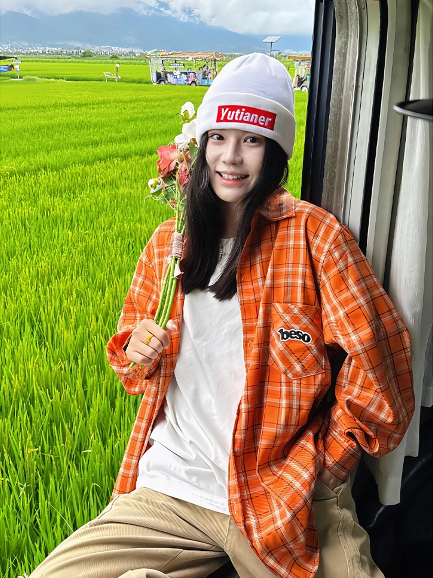 Besober Orange Embroidered Plaid Shirt Casual Loose Fit Men Women Autumn Lazy Style American Retro Coat Youth Regular Sleeve
Besober Orange Embroidered Plaid Shirt Casual Loose Fit Men Women Autumn Lazy Style American Retro Coat Youth Regular Sleeve