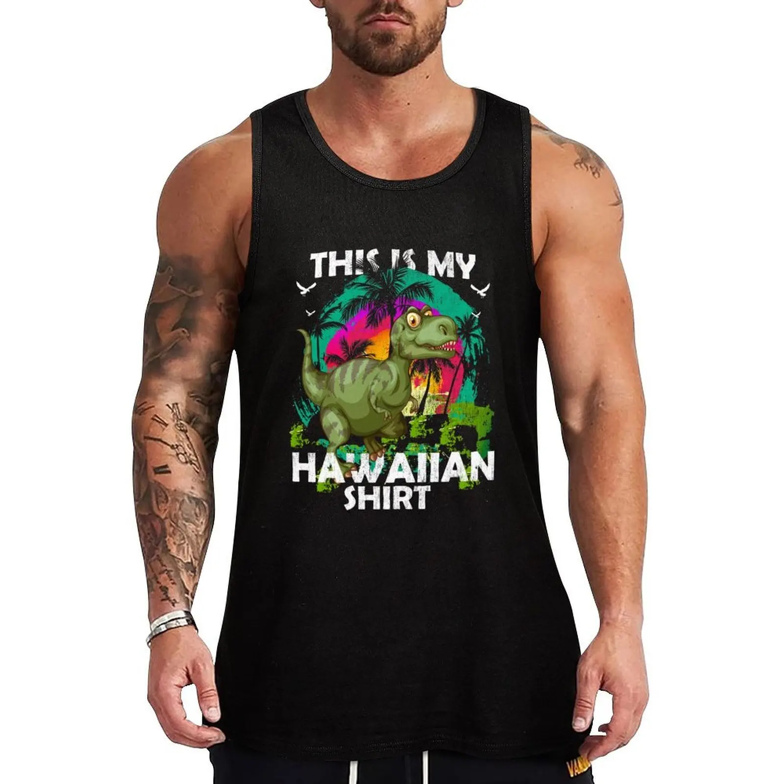 this is my hawaiian shirt Tank Top Gym Muscle Tank Top Sleeveless Fitness Athletic Wear
this is my hawaiian shirt Tank Top Gym Muscle Tank Top Sleeveless Fitness Athletic Wear