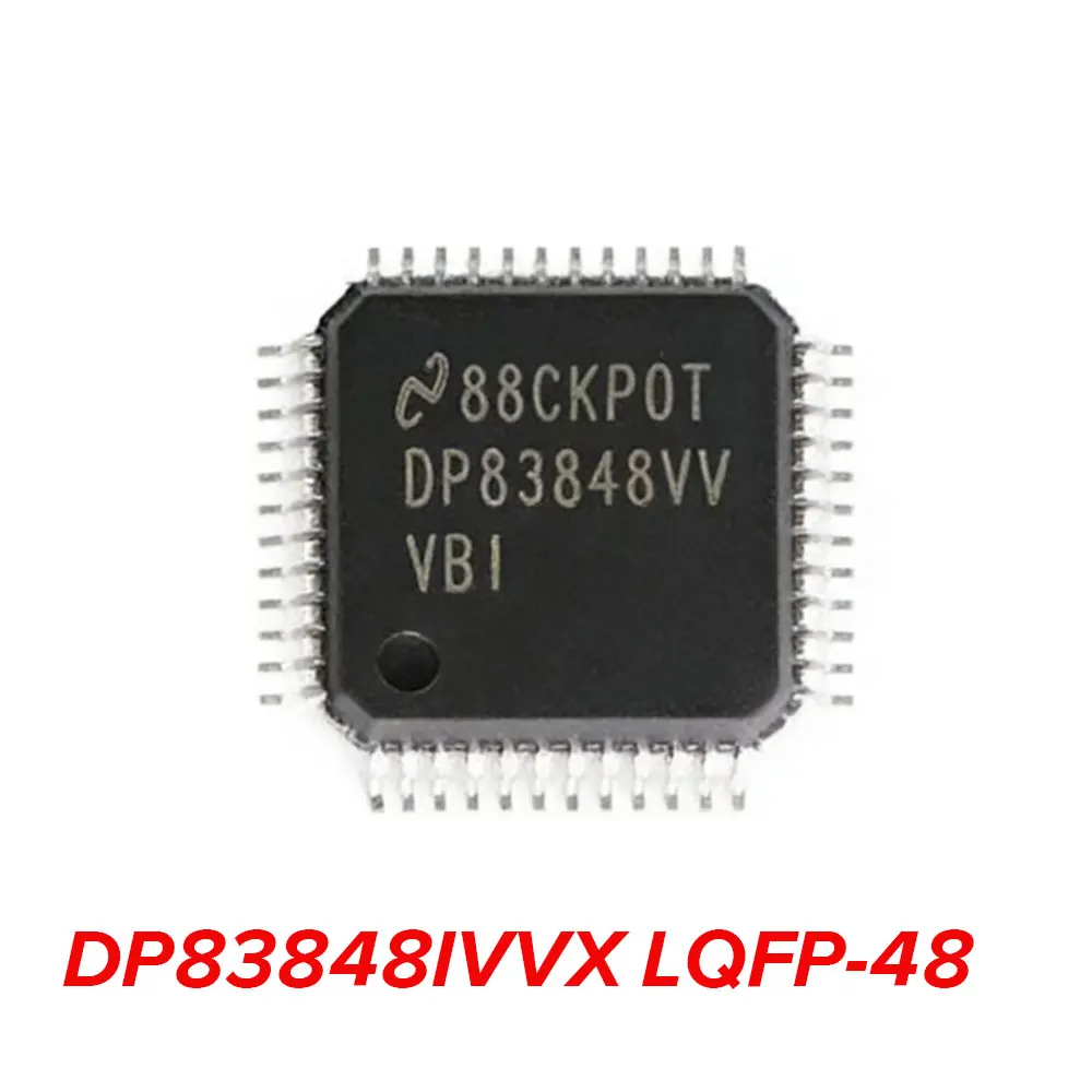 1PCS DP83848IVVX DP83848 LQFP-48 PHY Chip
1PCS DP83848IVVX DP83848 LQFP-48 PHY Chip