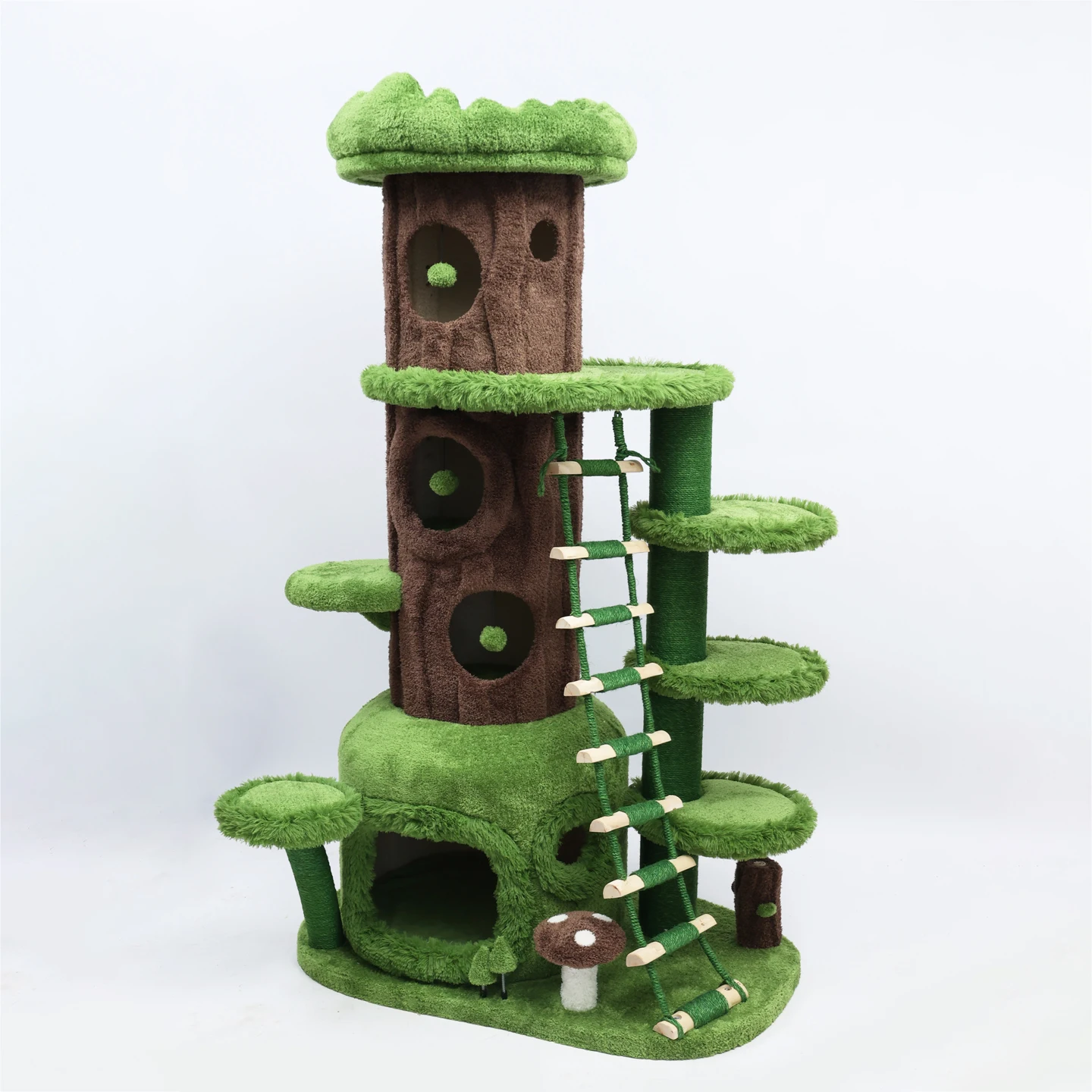 Paradise Ca t Climbing Frame Tongtian Tree Nest C at Tree Integrated Large Luxury Big Household C at Shelf 
Paradise Ca t Climbing Frame Tongtian Tree Nest C at Tree Integrated Large Luxury Big Household C at Shelf