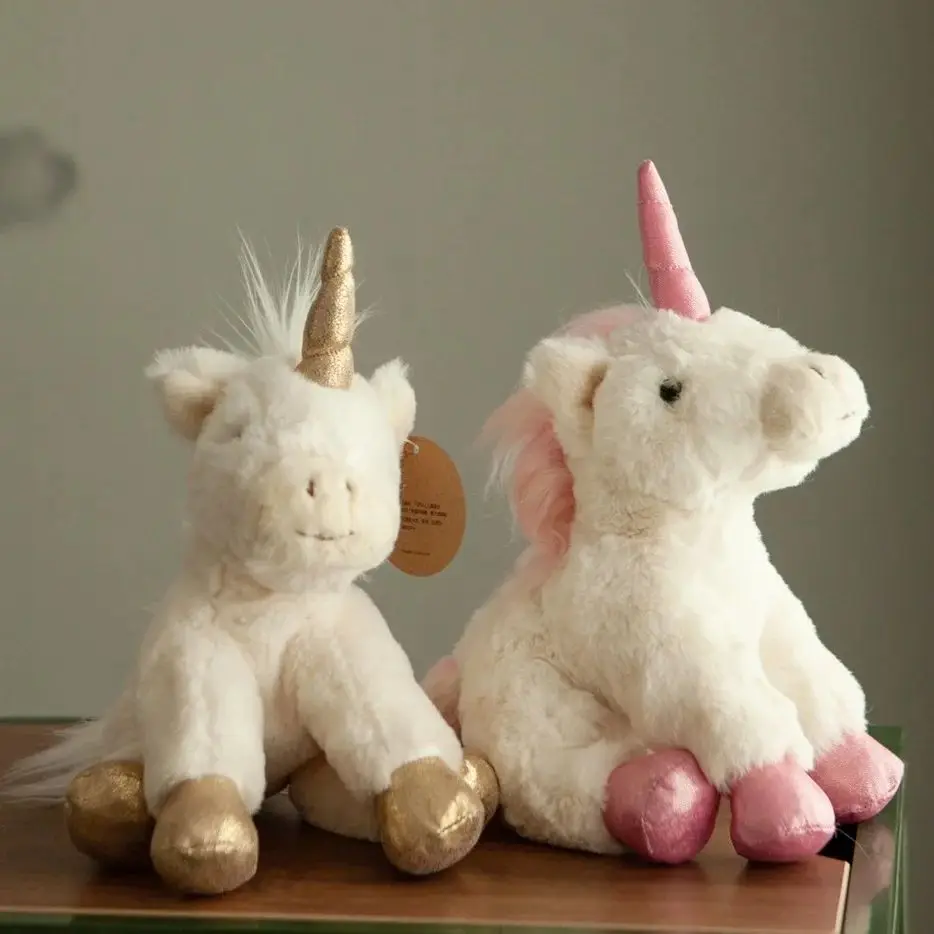 Dreamy Unicorn Plush Toys With Golden Pink Horn Christmas Birthday Gift Handmade Stand Sit Horse Stuffed Animal Toys
Dreamy Unicorn Plush Toys With Golden Pink Horn Christmas Birthday Gift Handmade Stand Sit Horse Stuffed Animal Toys