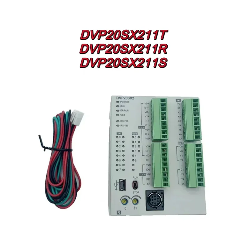 New original Delta DVP20SX2 DVP20SX211R DVP20SX211T DVP20SX211S DC24V PLC 8DI 4AI 6DO 2AO Spot
New original Delta DVP20SX2 DVP20SX211R DVP20SX211T DVP20SX211S DC24V PLC 8DI 4AI 6DO 2AO Spot