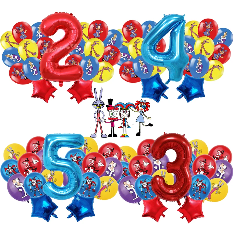 The Amazing Digitals Circus Digit 1-9 Balloons Kids Kawaii Birthday Decoration Baby Shower Gender Reveal Party Supplies Gift New
The Amazing Digitals Circus Digit 1-9 Balloons Kids Kawaii Birthday Decoration Baby Shower Gender Reveal Party Supplies Gift New