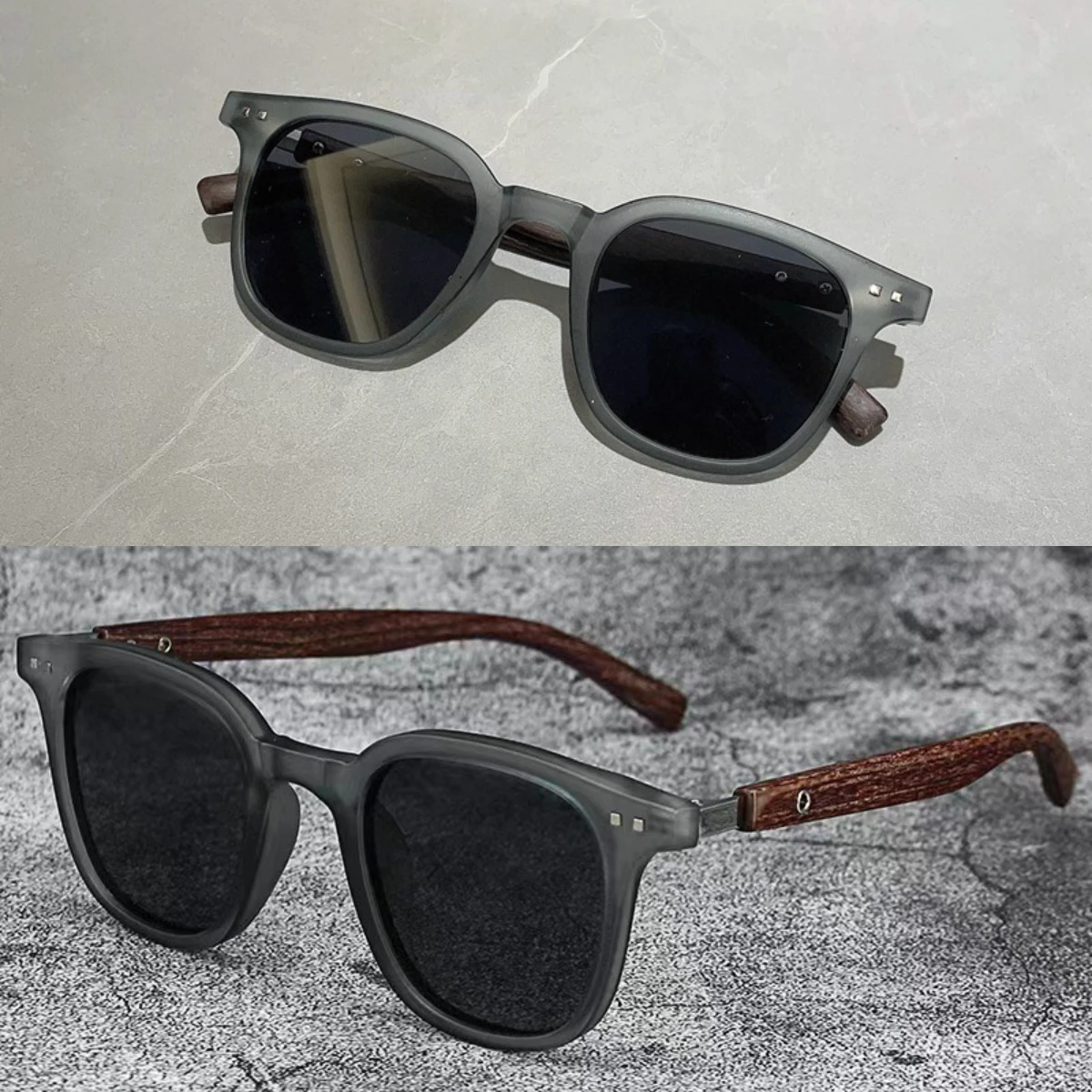 Trendy Retro Sunglasses for Men Women Wood Grain Polarized UV Protection Eyewear Cycling Outdoor Street Photography Sunglasses
Trendy Retro Sunglasses for Men Women Wood Grain Polarized UV Protection Eyewear Cycling Outdoor Street Photography Sunglasses