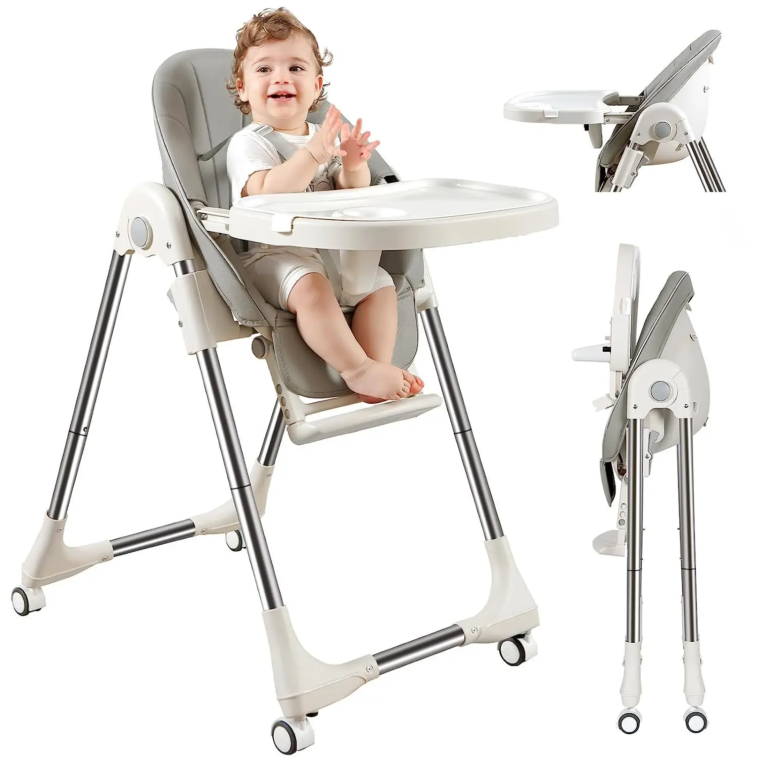 Baby Dining Chair Multifunctional Foldable Adjustable Children's Dining Table Folding Easy Storage for Children's Dining Chairs
Baby Dining Chair Multifunctional Foldable Adjustable Children's Dining Table Folding Easy Storage for Children's Dining Chairs