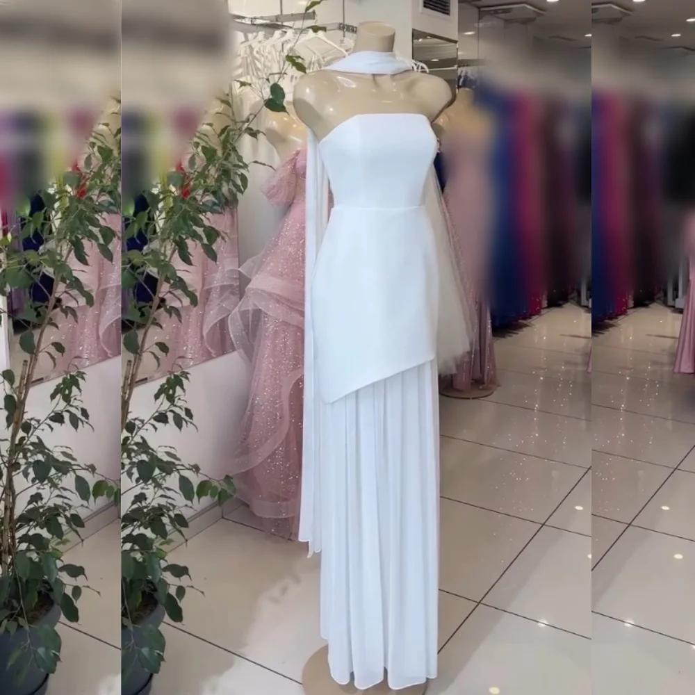 Customized Jersey Pleat Strapless A-line Long Dresses Bespoke Occasion Elegant Party Wedding Guest Simple Sizes Available
Customized Jersey Pleat Strapless A-line Long Dresses Bespoke Occasion Elegant Party Wedding Guest Simple Sizes Available