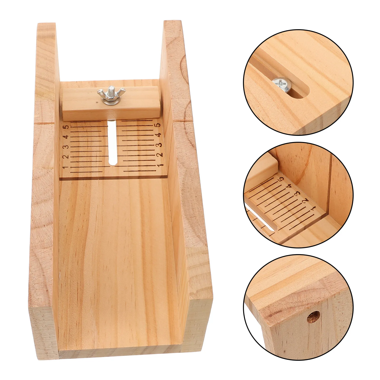 Convenient Wooden Soap Cutter Mold Sturdy Soap Making Tool Efficient Trim Decorate Hand Wash Single Slot Cutting Mold
Convenient Wooden Soap Cutter Mold Sturdy Soap Making Tool Efficient Trim Decorate Hand Wash Single Slot Cutting Mold
