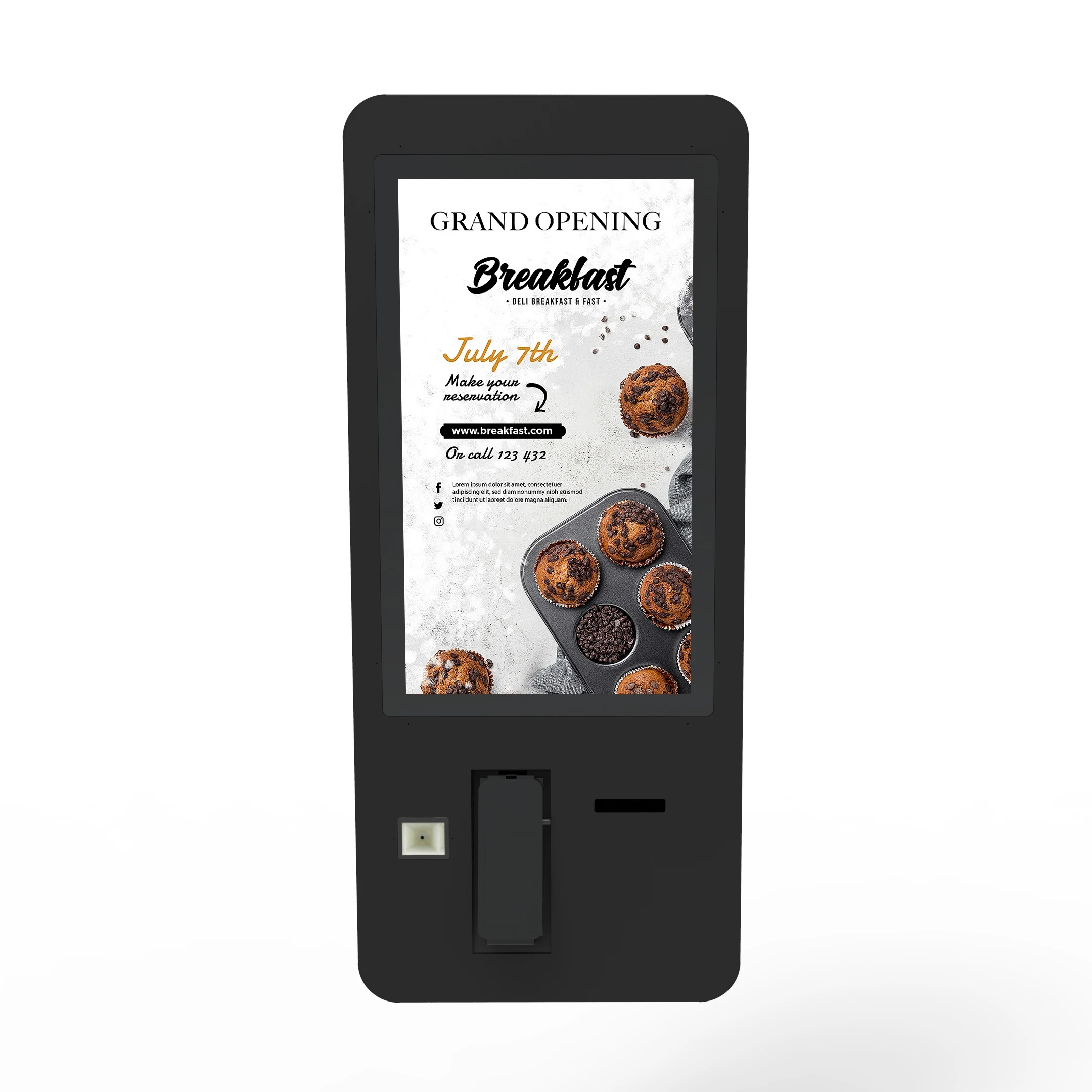 21.5 Inch Touch Self Service Kiosk Interactive With POS Scanner Printer Card Payment Terminals Self Ordering Kiosk For Fast Food
21.5 Inch Touch Self Service Kiosk Interactive With POS Scanner Printer Card Payment Terminals Self Ordering Kiosk For Fast Food