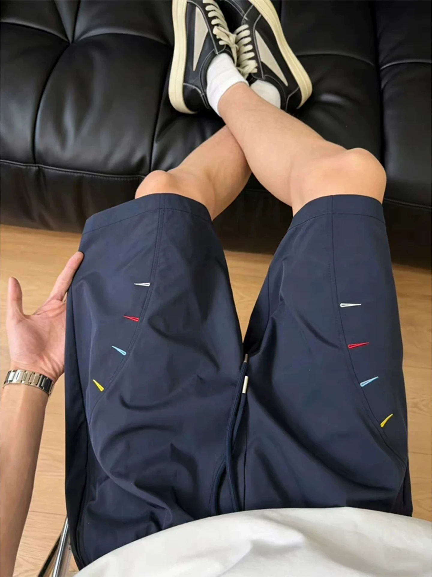 Quick Dry Ice Silk Shorts Men's Summer Thin Stitching Design Sensation Sports Pants Loose Fit Casual Style Five-Quarter Length
Quick Dry Ice Silk Shorts Men's Summer Thin Stitching Design Sensation Sports Pants Loose Fit Casual Style Five-Quarter Length