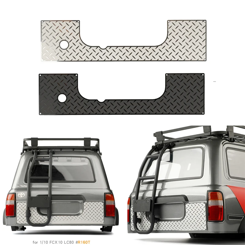 Lower Anti-slip Plate of The Backsplash Stainless Steel Protective Decoration for 1/10 RC Crawler Car Traxxas FCX10 LC80 Parts
Lower Anti-slip Plate of The Backsplash Stainless Steel Protective Decoration for 1/10 RC Crawler Car Traxxas FCX10 LC80 Parts