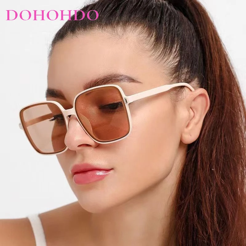 Trendy Big frame Square Sunglasses Women Retro Fashion Luxury Brand Personlity Be All-match Sun Glasses Female Outdoor Shades
Trendy Big frame Square Sunglasses Women Retro Fashion Luxury Brand Personlity Be All-match Sun Glasses Female Outdoor Shades