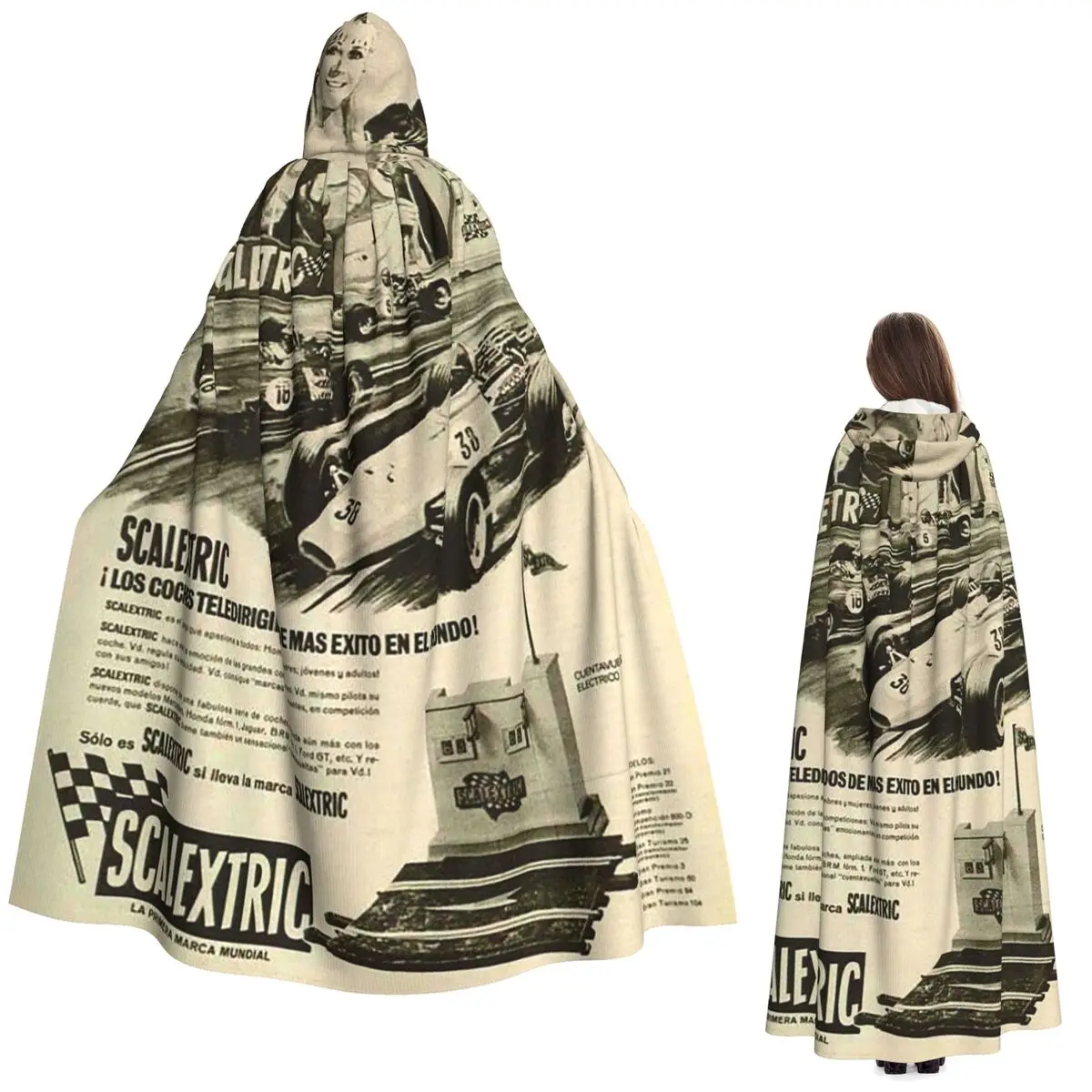 Scalextric (4 Anuncios) длинный плащ с капюшоном ведьма средневековый костюм накидка для косплея Хэллоуин вампир для взрослых унисекс
Scalextric (4 Anuncios) длинный плащ с капюшоном ведьма средневековый костюм накидка для косплея Хэллоуин вампир для взрослых унисекс