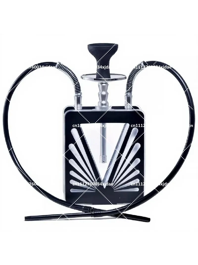 Arabian Style Double Tube Hookah LED Light Decorative Water Pipe for Bar Lounge
Arabian Style Double Tube Hookah LED Light Decorative Water Pipe for Bar Lounge