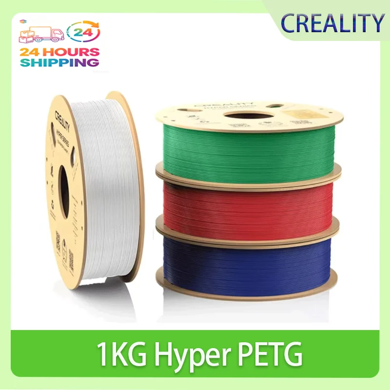 Creality Hyper PETG Filament 1.75mm 1kg Spool High Speed 30-600mm/s Hyper PETG Accuracy ± 0.03 mm for K1 Max 3D Printer
Creality Hyper PETG Filament 1.75mm 1kg Spool High Speed 30-600mm/s Hyper PETG Accuracy ± 0.03 mm for K1 Max 3D Printer