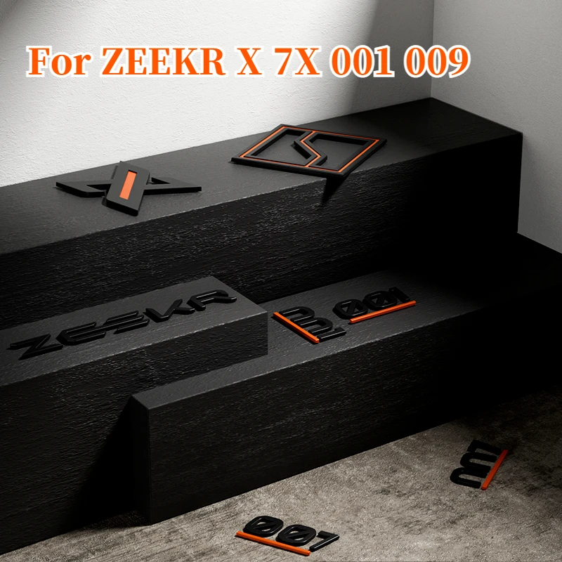 For ZEEKR X 7X 001 009 2024 2025 2026 Metal Blackened Rear Emblem Personalized Front Machine Badge Modified Car Exterior Sticker
For ZEEKR X 7X 001 009 2024 2025 2026 Metal Blackened Rear Emblem Personalized Front Machine Badge Modified Car Exterior Sticker