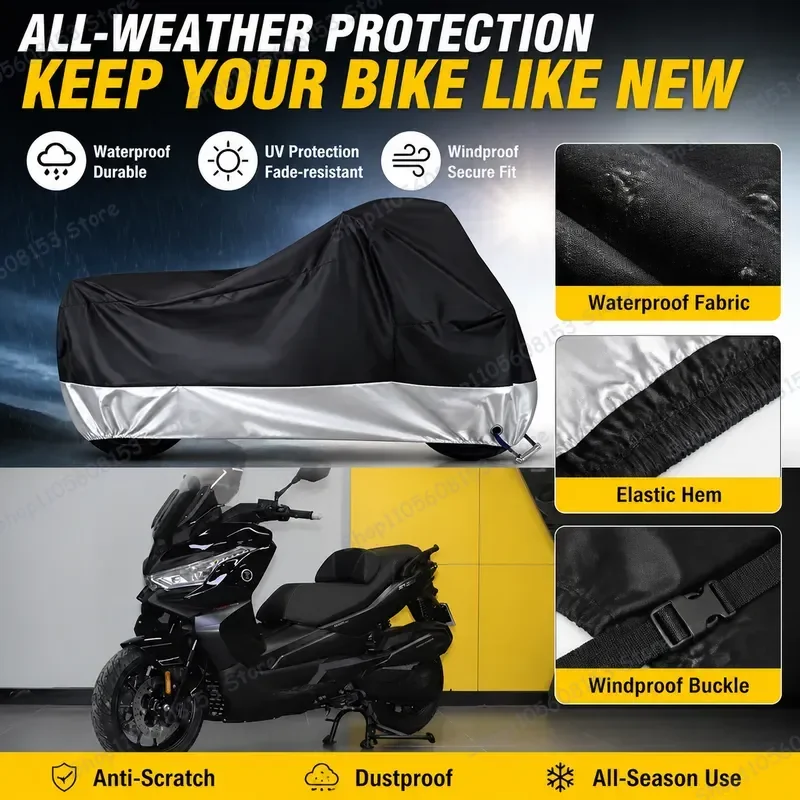 For VOGE SR4 Max Motorcycle Cover Waterproof Dustproof UV Resistant All Weather Outdoor Indoor Scooter Bike Protection Cover
For VOGE SR4 Max Motorcycle Cover Waterproof Dustproof UV Resistant All Weather Outdoor Indoor Scooter Bike Protection Cover