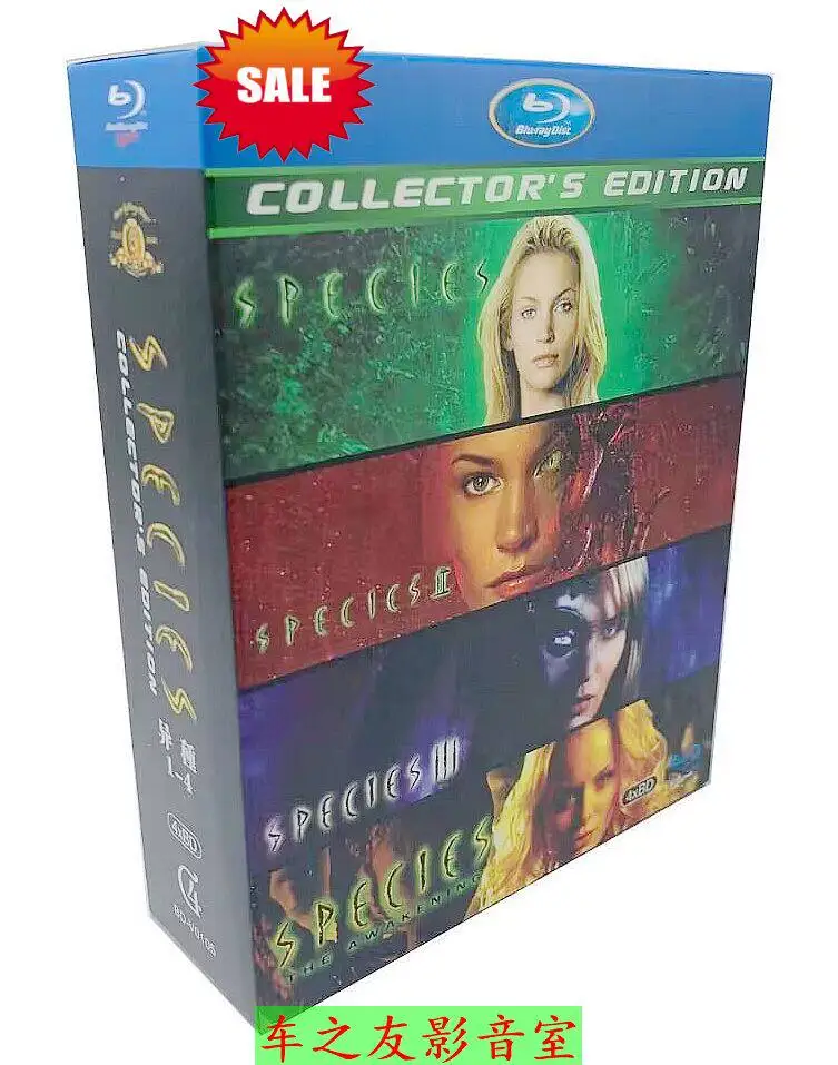 Коллекционное издание BD Blu-ray: Научно-фантастический фильм ужасов «Виды 1-4» (Box Set), 1080P HD DVD
Коллекционное издание BD Blu-ray: Научно-фантастический фильм ужасов «Виды 1-4» (Box Set), 1080P HD DVD