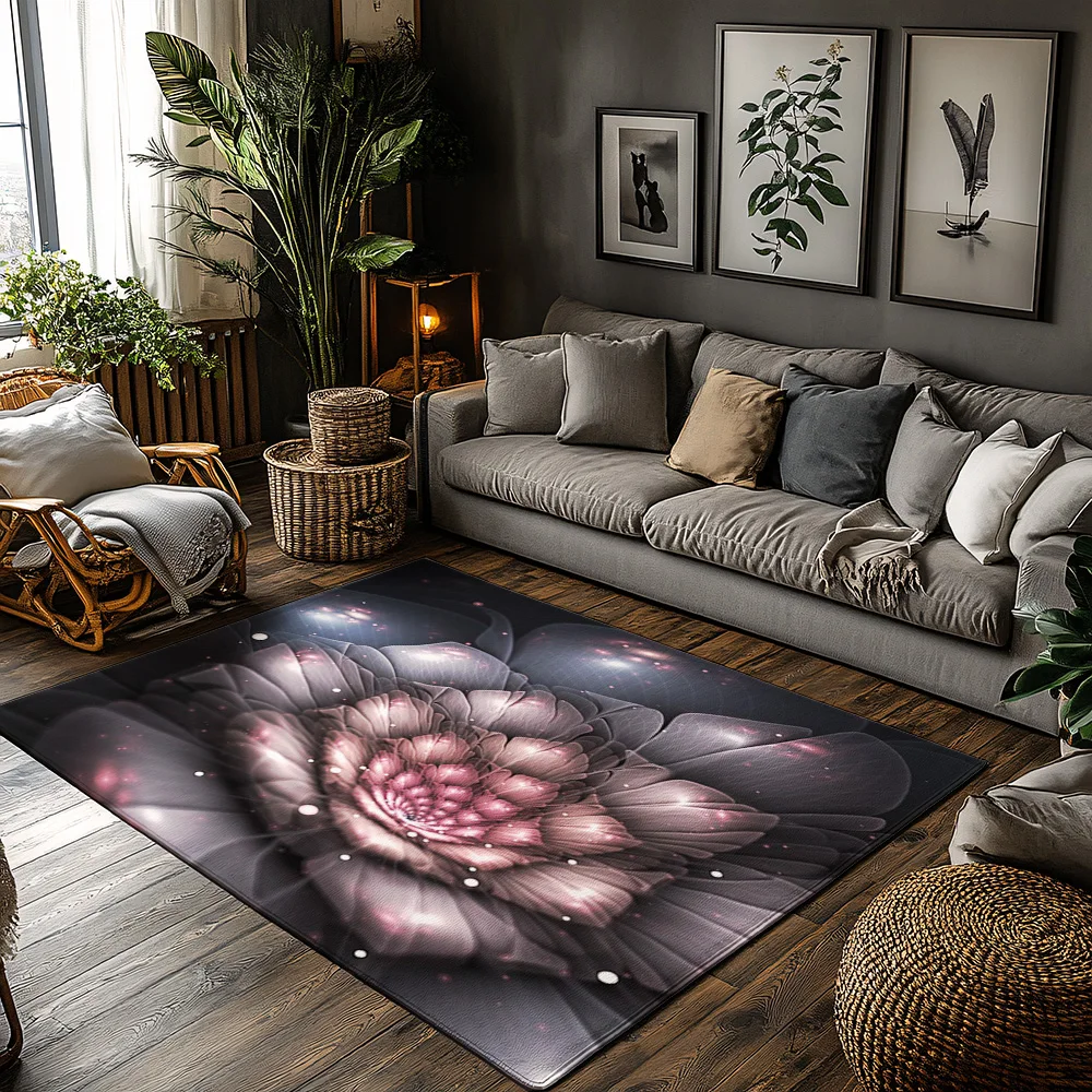 Tuniu Floral Galaxy Rug, Dark Pink Rose Pattern Non-Slip Home Floor Carpet Mat for Living Room Bedroom
Tuniu Floral Galaxy Rug, Dark Pink Rose Pattern Non-Slip Home Floor Carpet Mat for Living Room Bedroom