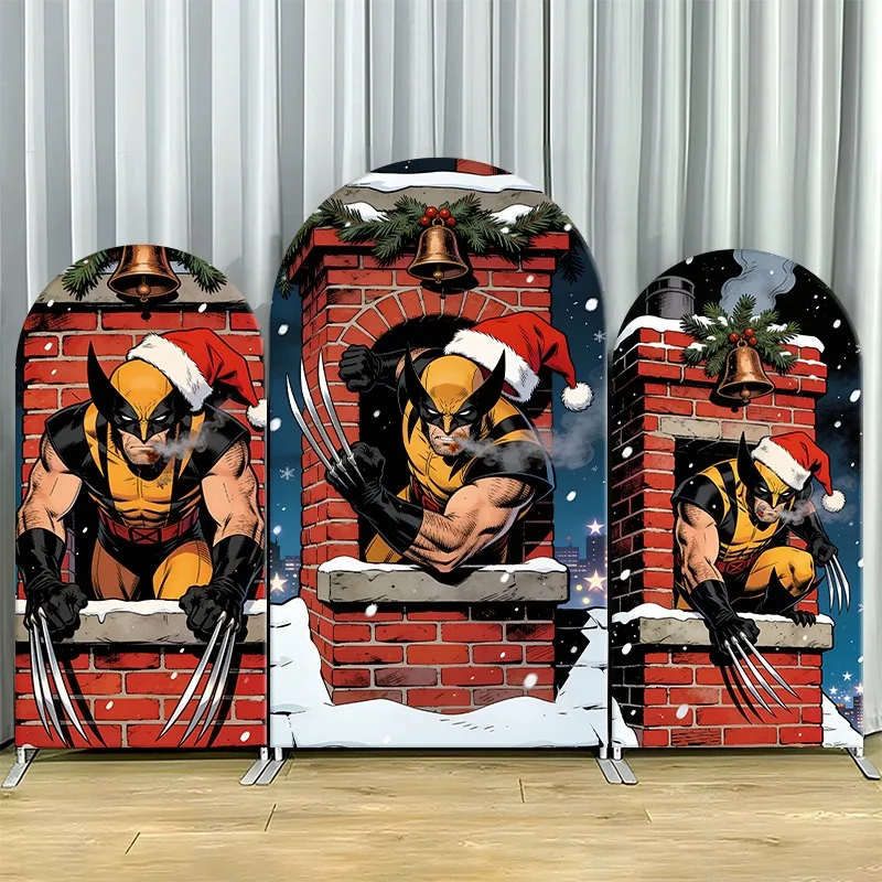 Arch Backdrop Cover Single Side Wolverine Santa Hat Brick Chimney Festive Holiday Party Decoration Photo Booth Background Props
Arch Backdrop Cover Single Side Wolverine Santa Hat Brick Chimney Festive Holiday Party Decoration Photo Booth Background Props
