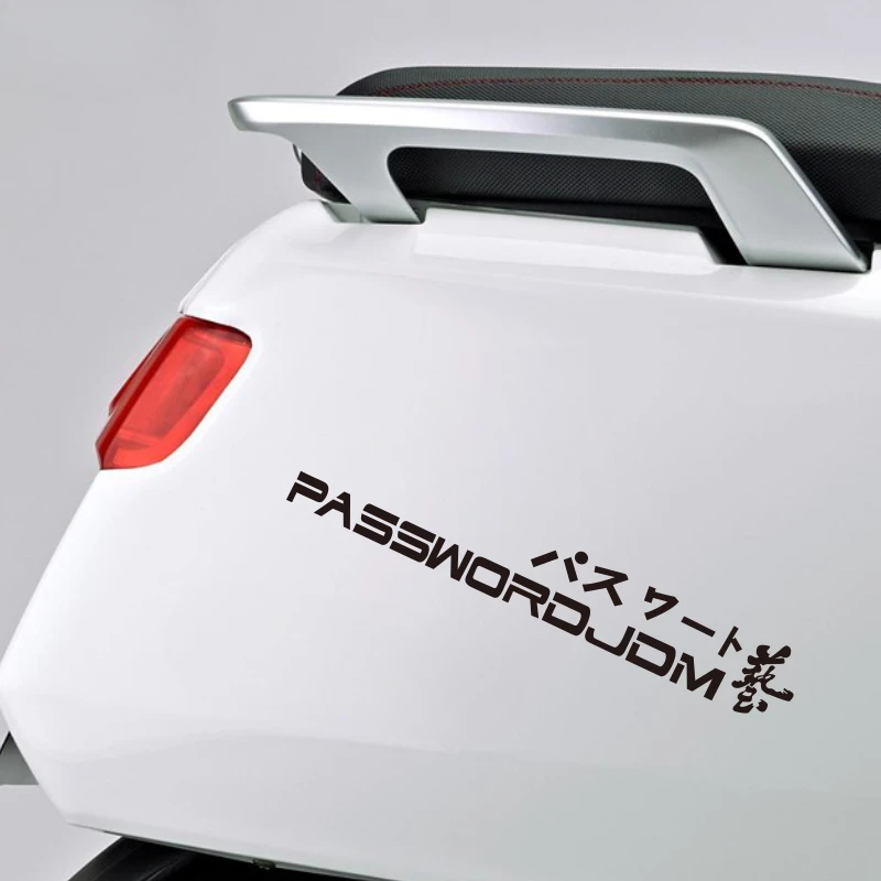 Waterproof Auto Door Body Bumper Window Rear Windshield Vinyl Decals Stickers Vehicle Decoration 1PC JDM PASSWORD Car Stickers
Waterproof Auto Door Body Bumper Window Rear Windshield Vinyl Decals Stickers Vehicle Decoration 1PC JDM PASSWORD Car Stickers